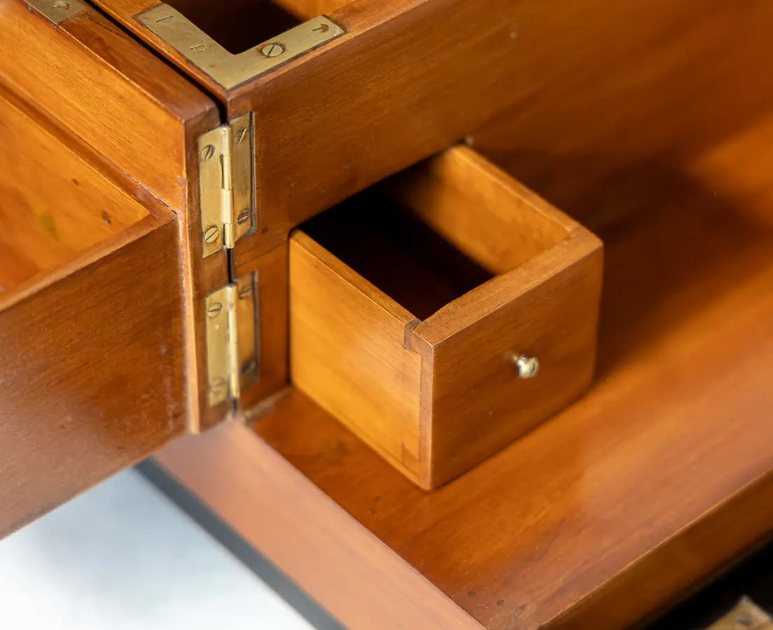 Cedarwood Box with Ebony Trim and Secret Compartments