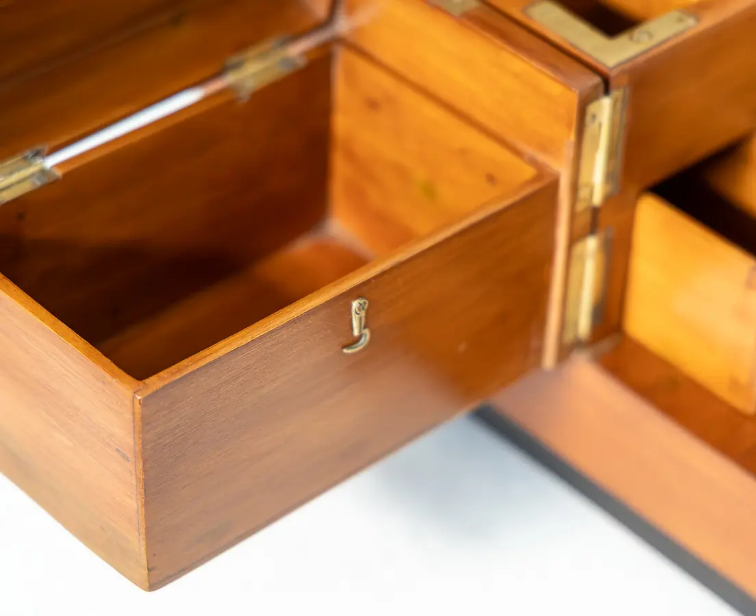 Cedarwood Box with Ebony Trim and Secret Compartments
