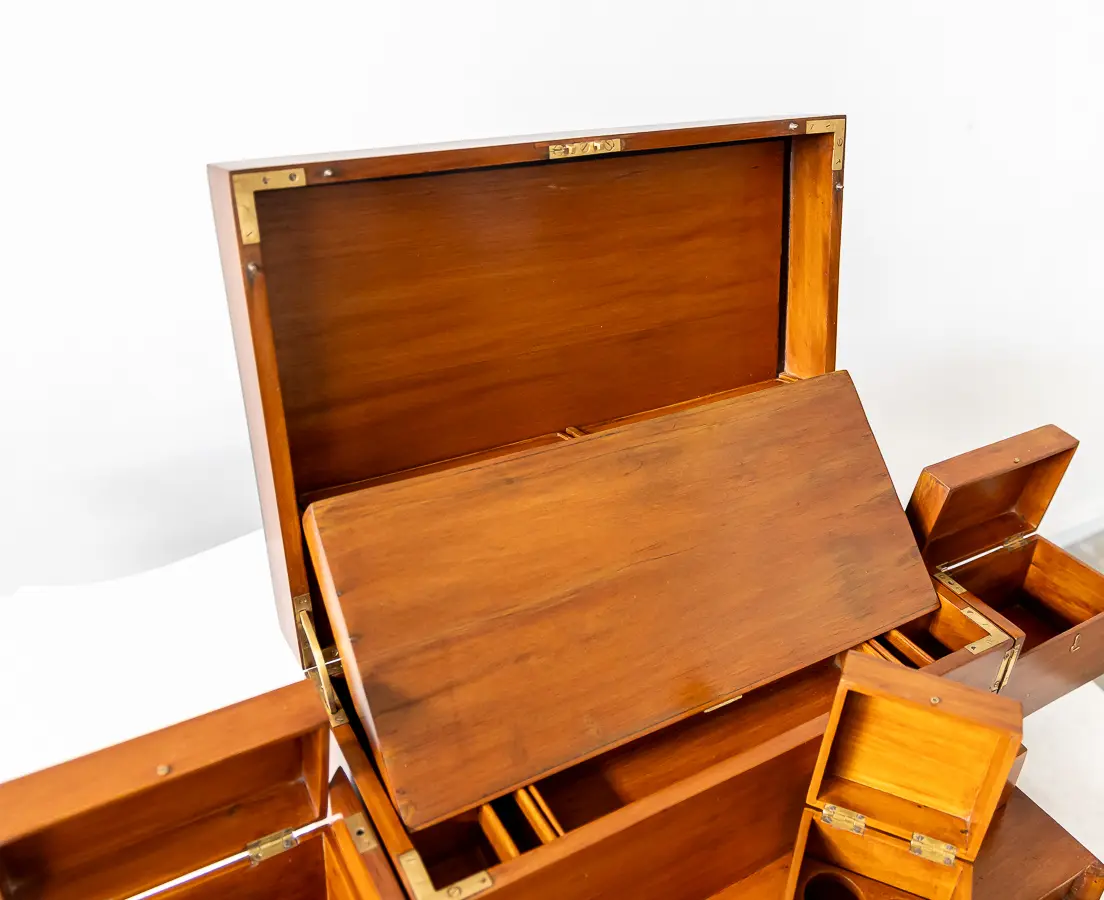 Cedarwood Box with Ebony Trim and Secret Compartments