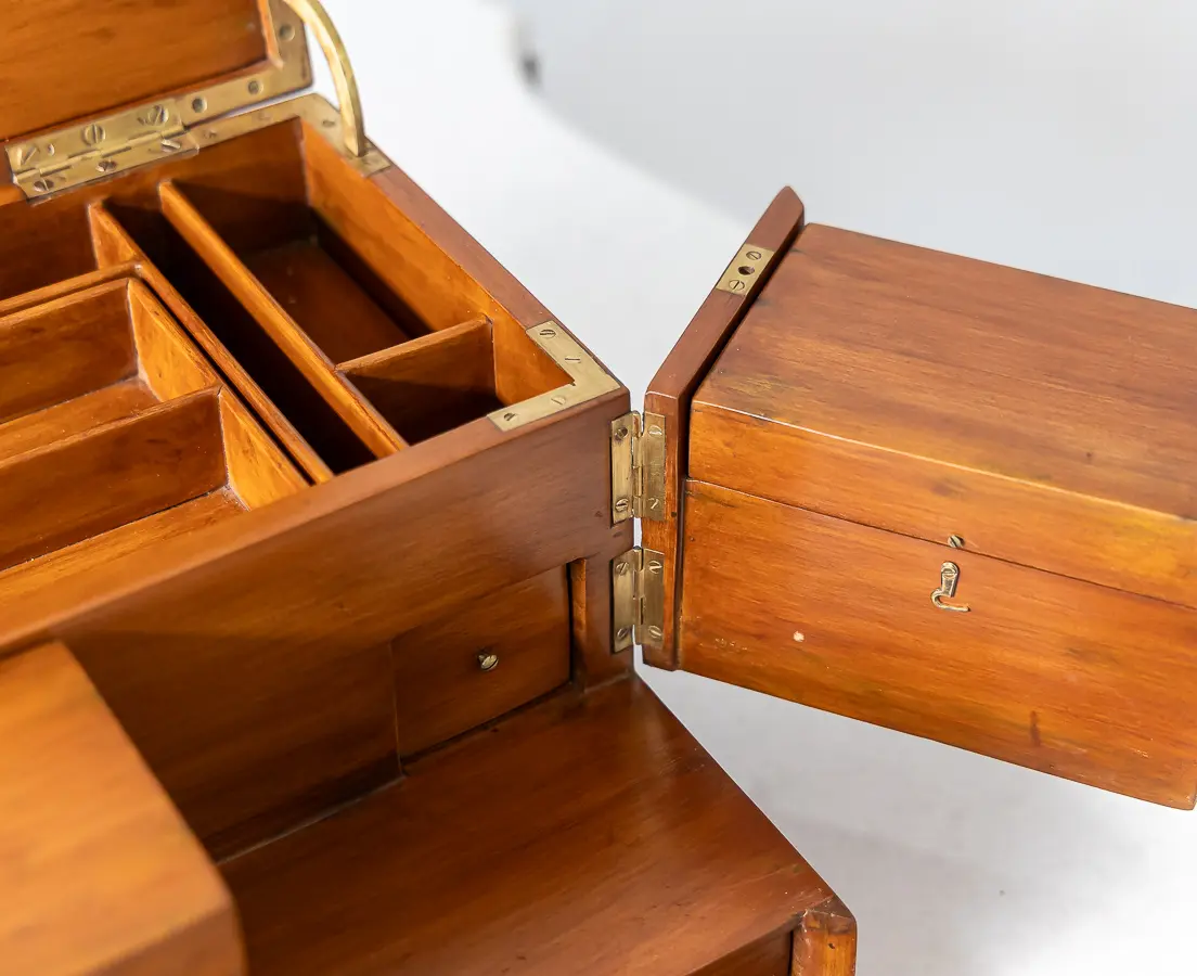Cedarwood Box with Ebony Trim and Secret Compartments