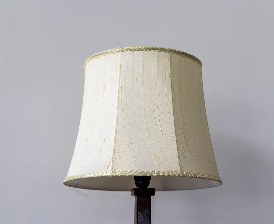 Teakwood Art Deco Lamp