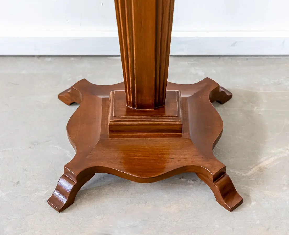 Teakwood Art Deco Lamp