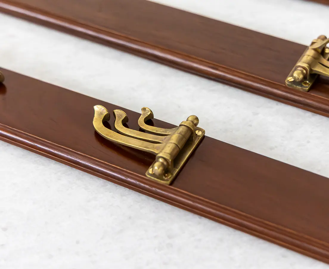 Burma Teakwood Coat and Hat Racks