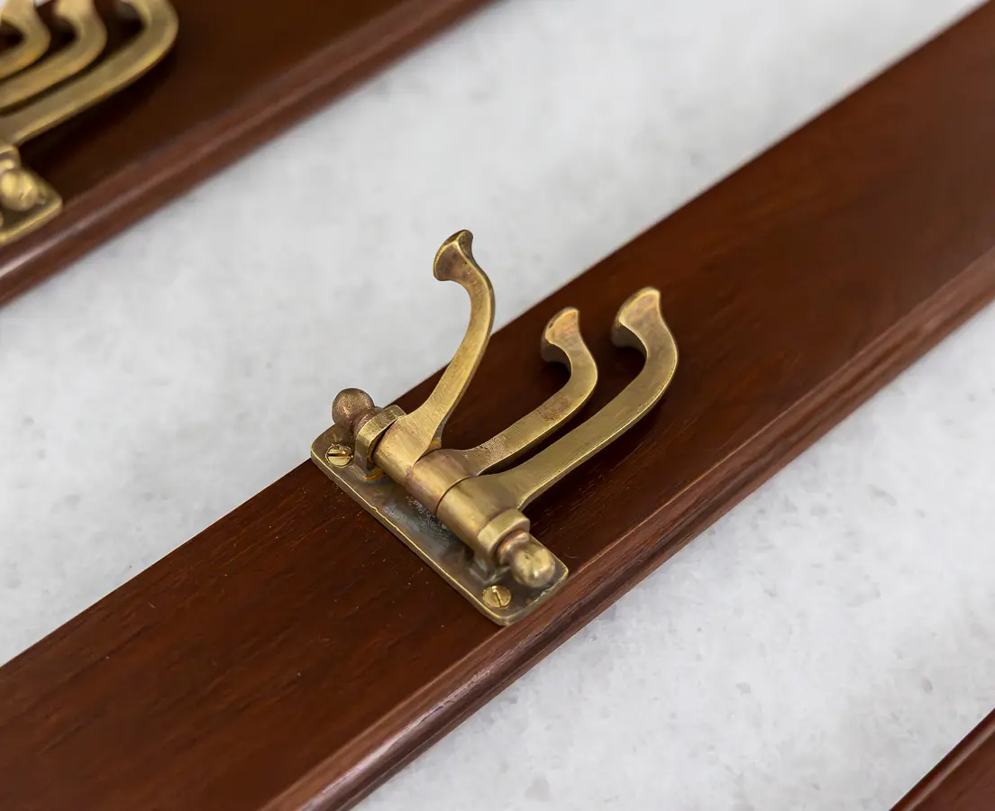 Burma Teakwood Coat and Hat Racks