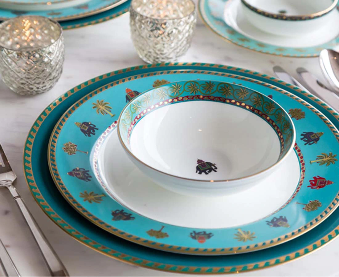 Good Earth Indus 皿 4枚セット Indus Good Earth in Singapore - The Past Perfect Collection