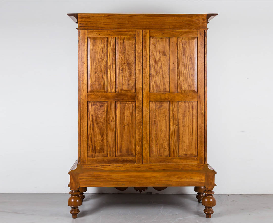 Dutch Colonial Satinwood Cupboard - The Past Perfect Collection