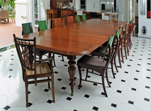 Antique Colonial Dining Table - Kitchen is the Heart of The Home - The Past Perfect Collection - Singapore