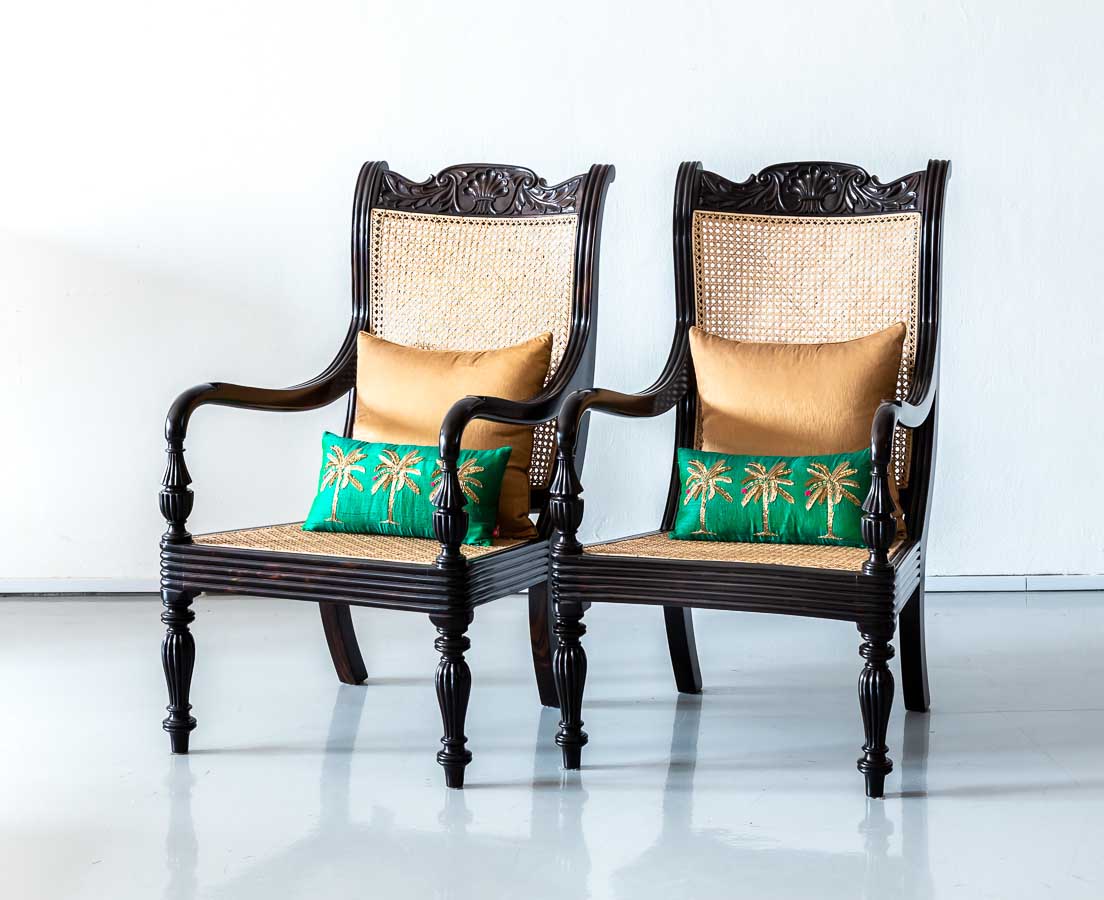 british colonial living room chairs