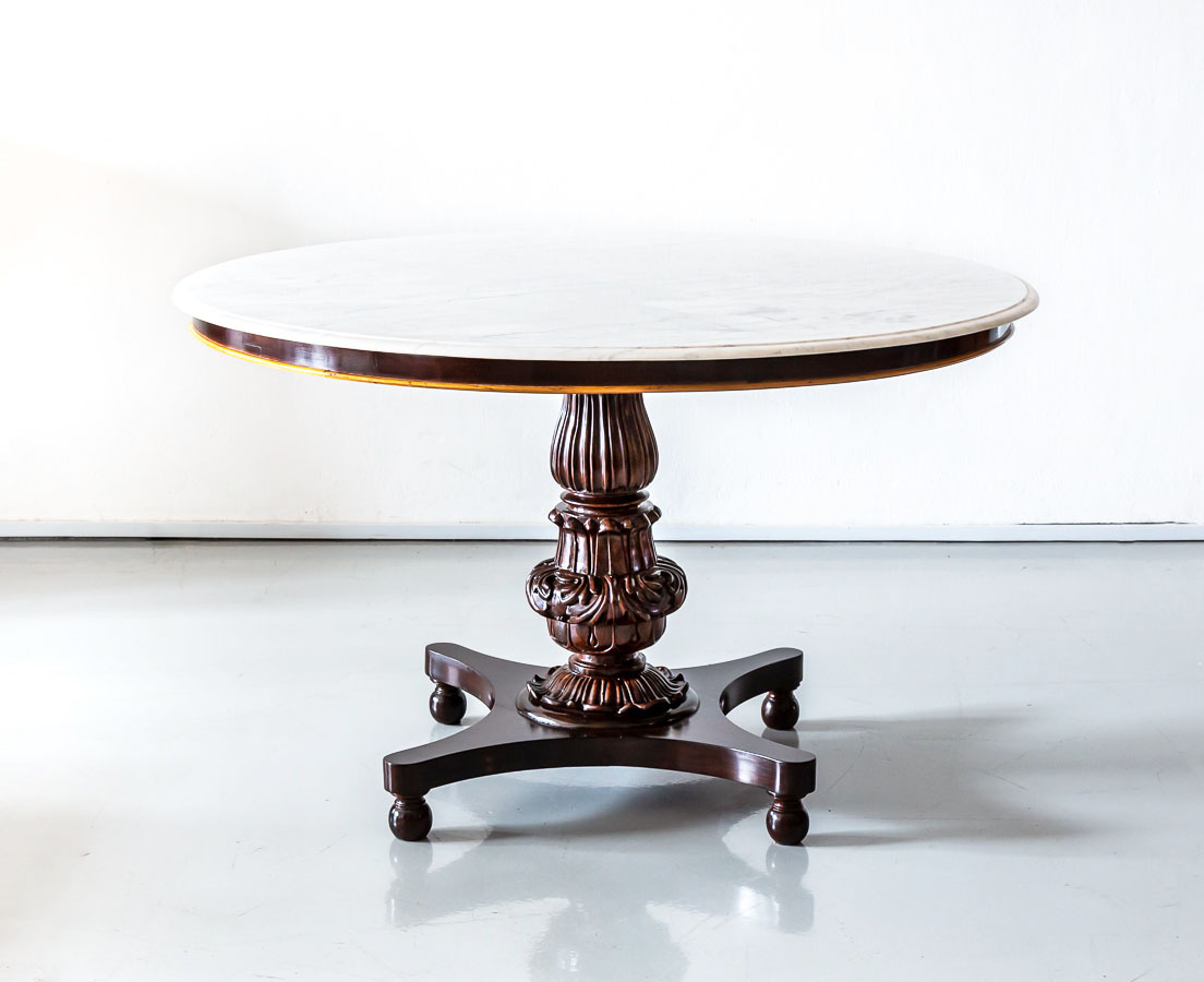 British Colonial Center Table - The Past Perfect Collection