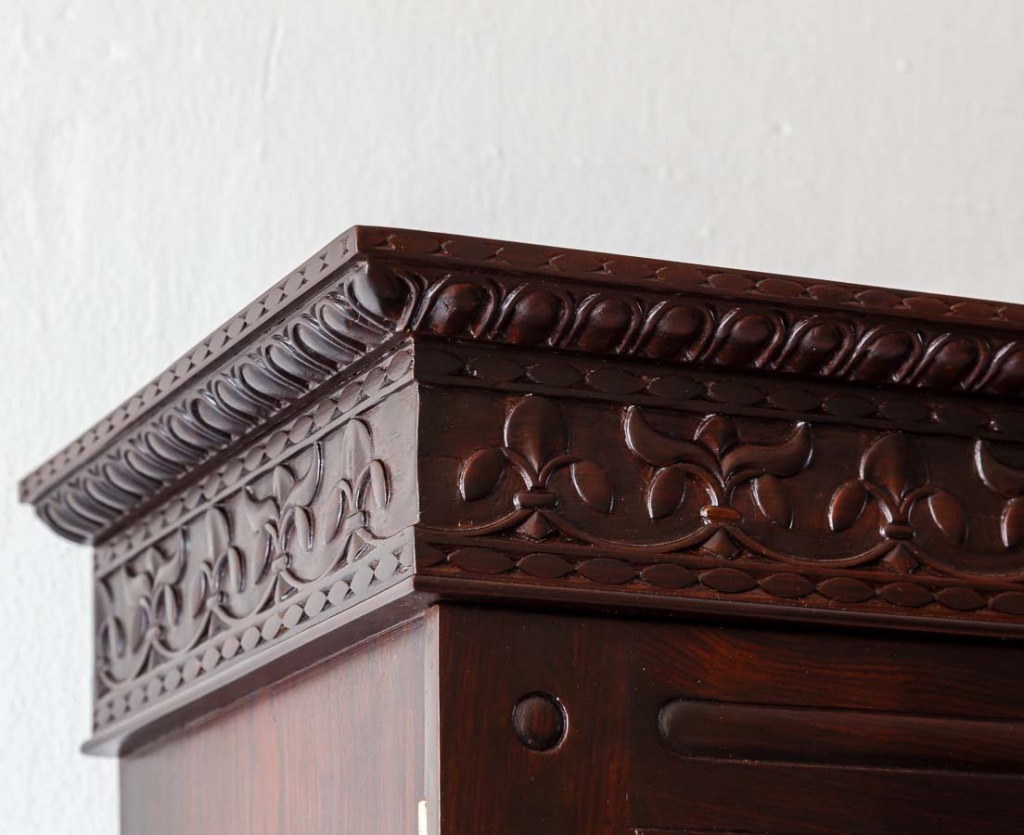 British Colonial Long Sunburst Cupboard The Past Perfect Collection