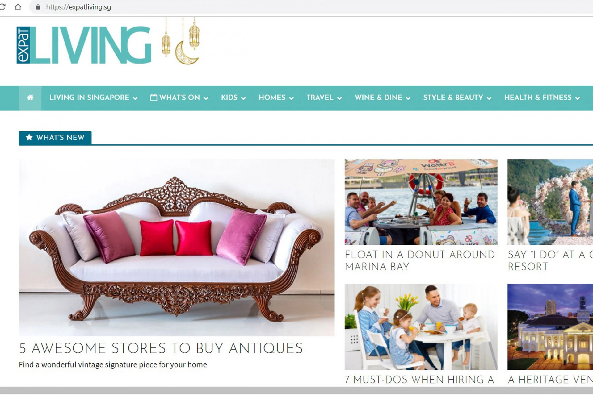 Best Antique Stores in Singapore - Showroom - The Past Perfect Collection