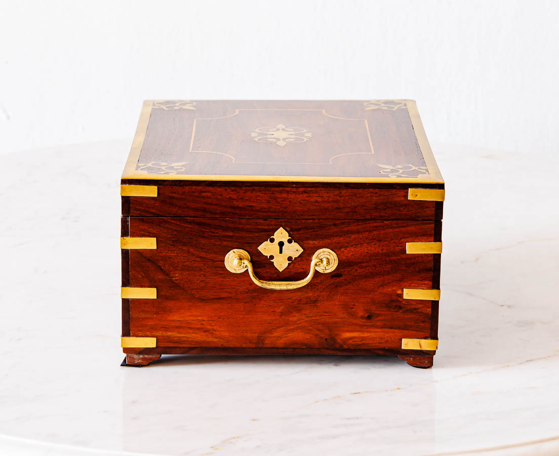 Antique British Colonial Dressing Box The Past Perfect Collection