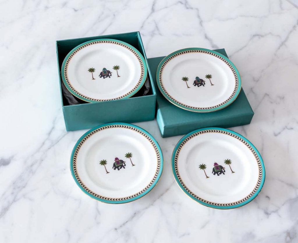 Indus Tea Plates Good Earth - The Past Perfect Collection