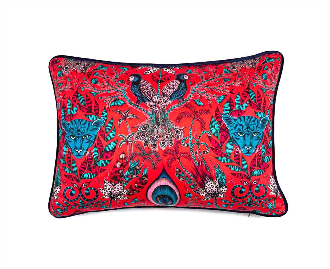 Amazon Red Designer Cushion The Past Perfect Collection