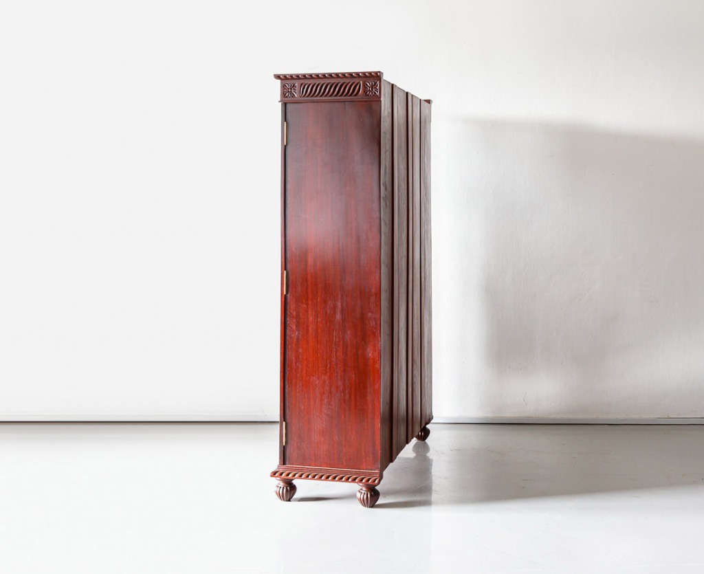 British Colonial Plain Rosewood Cupboard The Past Perfect Collection