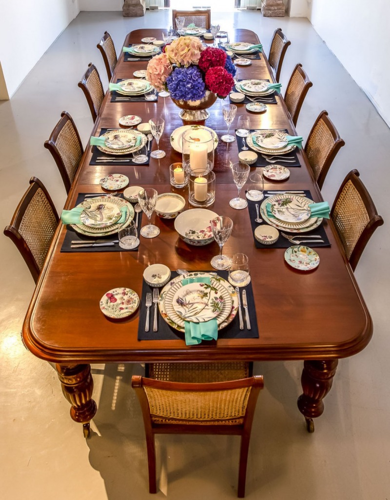 How to Decorate an Antique Dining Table - The Past Perfect Collection