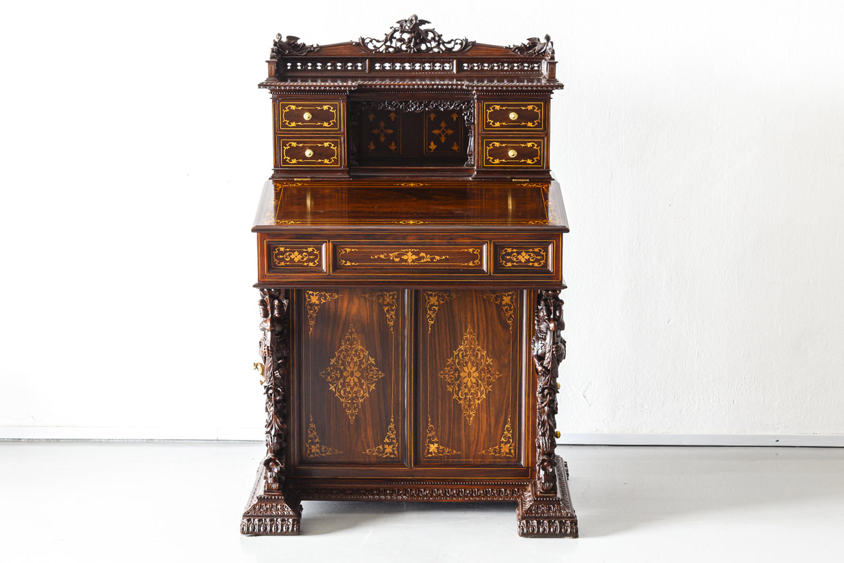 Inlay Furniture Colonial Era India -Southern India - The Past Perfect Collection - Singapore