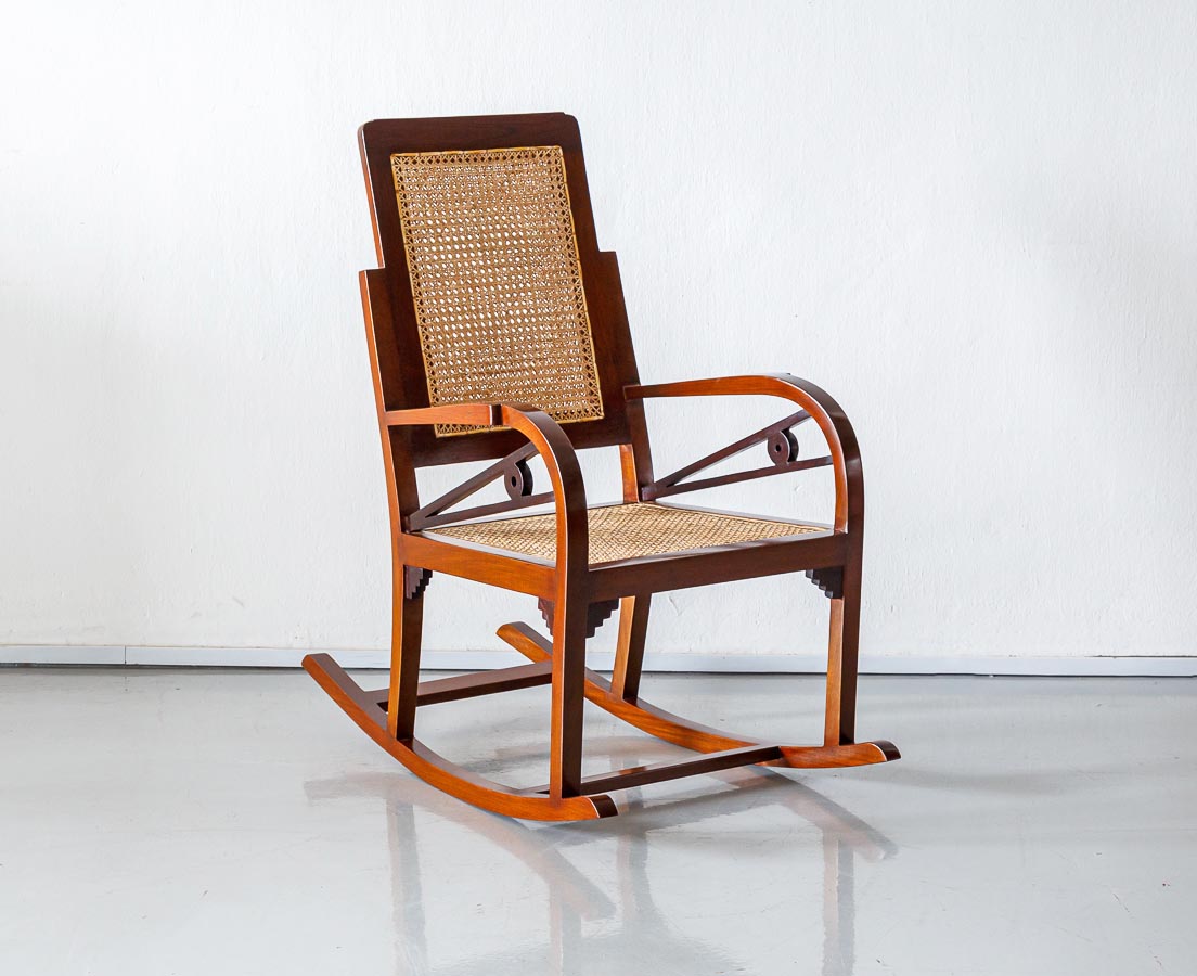 Art Deco Rocking Chair The Past Perfect Collection