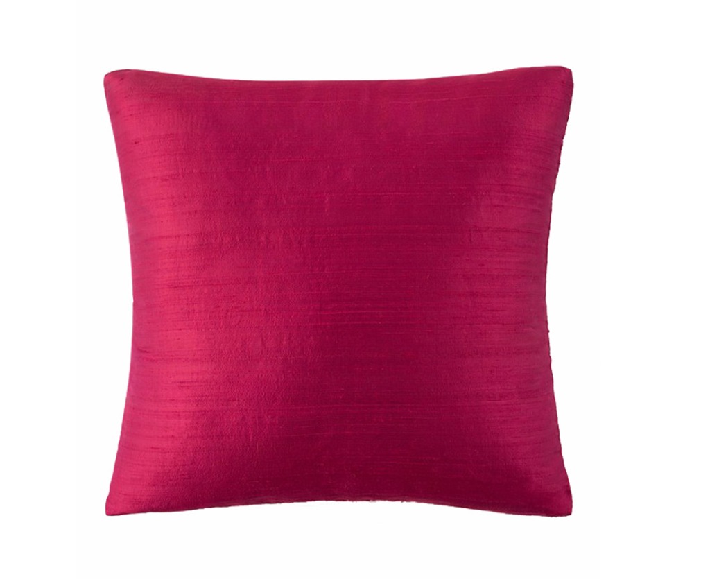 Omar Silk (Cerise) Good Earth Cushion The Past Perfect Collection